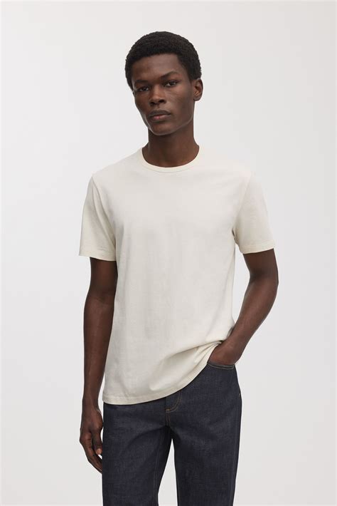 Off White T-Shirt | Premium Heavyweight Cotton Crewneck | Asket