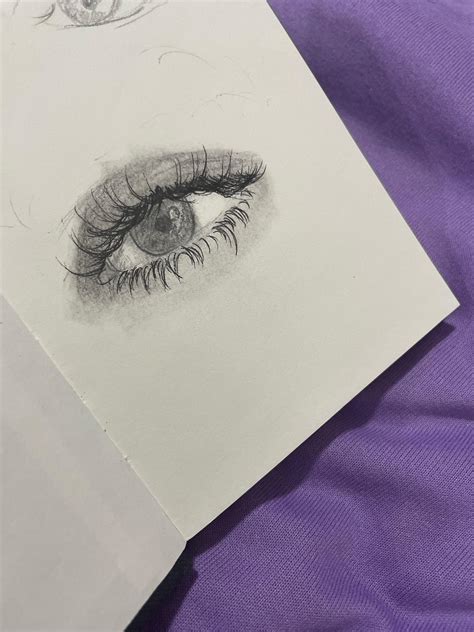 Half Closed Eye Drawing