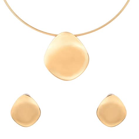 Blume Molten Muse Petal Pendant Set – VOYLLA