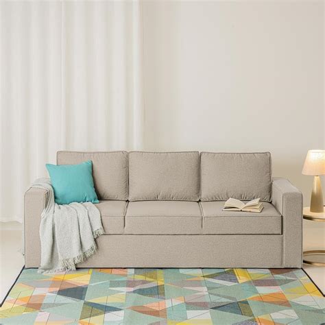 Wakefit Sofa Set | 3 Year Warranty | Sofa 3 Seater, 3 Seater Sofa for ...