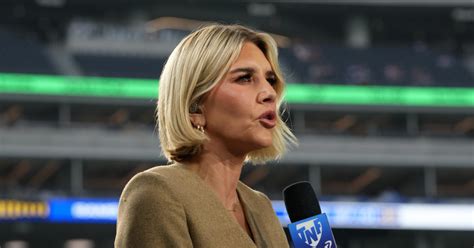 NFL Reporter Charissa Thompson *** the Spotlight With Outfit on ...