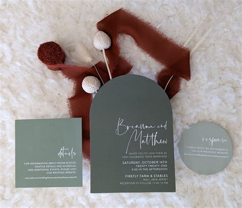 Homemade Country Wedding Invitation Ideas