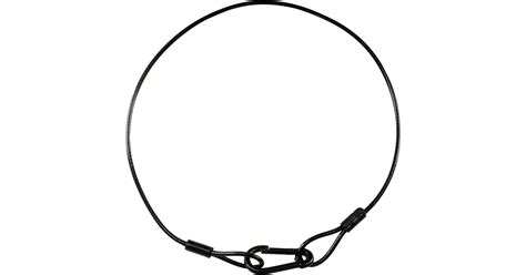 Odyssey Black Safety Cable (30" Long, 4mm Thick) LASC304B B&H