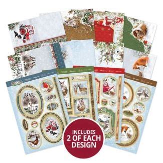 Hunky Dory Christmas Card Making Kits Tutorial 的图像结果