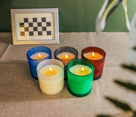 Buy 12 Pack Glass Candle Jars for Making Candles, 10 OZ Empty Candle ...