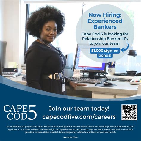 Looking for your next opportunity in the banking industry? Cape Cod 5 ...