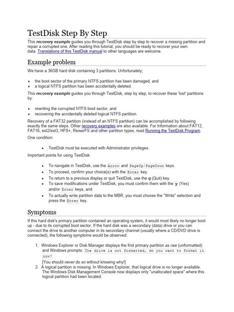 TestDisk Step by Step Guide 的图像结果