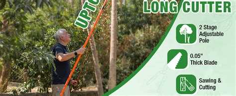 Sharpex 2 Stage Telescopic Long Cutter for Tree | 10 Feet Tree Pole ...