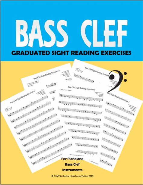 Image result for Bass Clef Reading Exercises