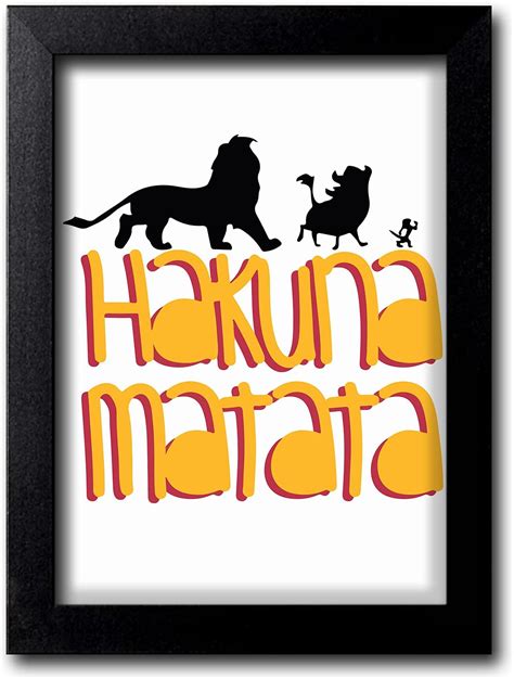 Chaka Chaundh - Hakuna Matata Wall Décor Item - Hakuna Matata Wall ...