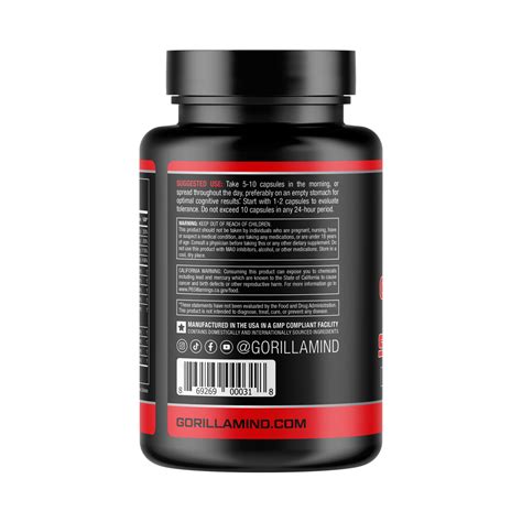 Gorilla Mind Smooth Cognitive Supplement | Gorilla Mind