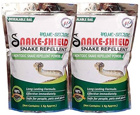 Home-Secure Snake Shield Snake Repellent Powder (1Kgs x 2) : Non Toxic ...