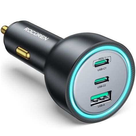 Amazon.com: UGREEN 150W USB C Car Charger, PD 3.1 140W Car Charger ...