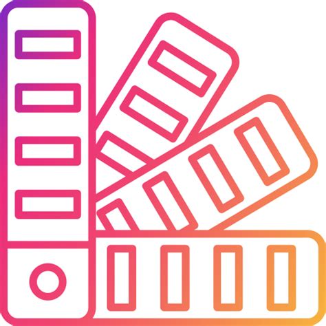 Color palette Generic gradient outline icon | Freepik