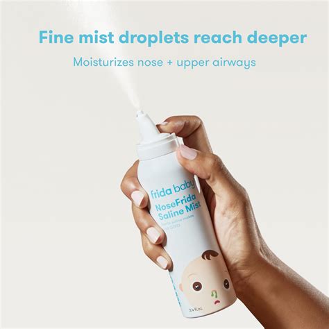 Snapklik.com : NoseFrida Saline Mist Spray, Baby Saline Nasal Spray ...