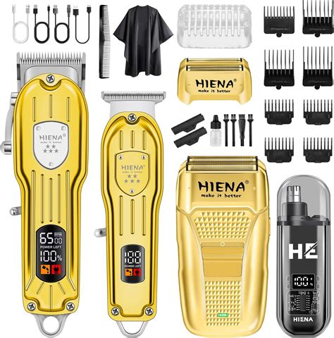 Amazon.com: HIENA PRO Professional Hair Clipper Set, Rechargeable ...