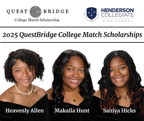 Henderson Collegiate | HUGE Congratulations to our 2025 QuestBridge ...
