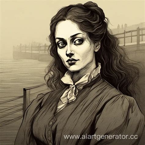 Sonya Marmeladova Portrait Crime and Punishment Inspired AI Art | AI ...