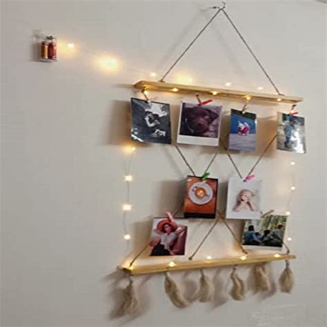 VAH Wooden Cross Design Hanging Photo Display Picture Frame Collage ...