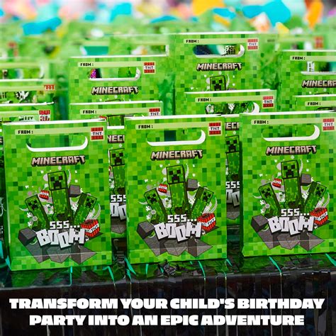 Minecraft Birthday Party Favor Ideas Minecraft Party Ideas For An Epic