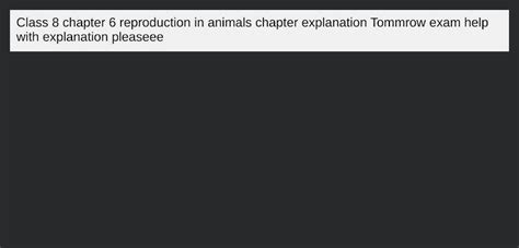 Image result for Class 8 Chapter Name Reproduction