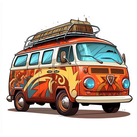 Creative Van Clip Art Collection - I have crayon