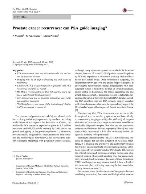 Prostate Cancer Recurrence 的图像结果