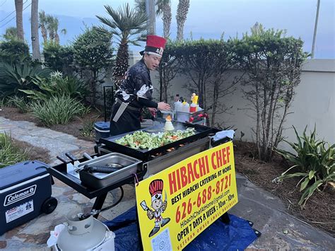 Hibachi Chef at Home in Northwest Florida | Hibachi Backyard Party ...