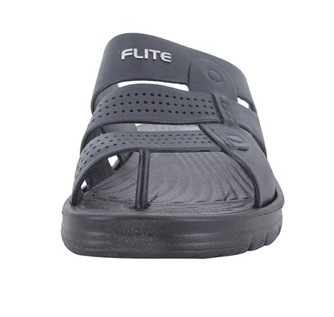 Flite Black Sandals for Men FL-387 | Sandals & Slippers Online – Relaxo ...