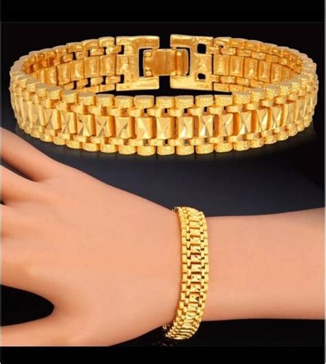 Gold Bracelets For Men - Mens Gold Bracelet Designs Online at Best ...