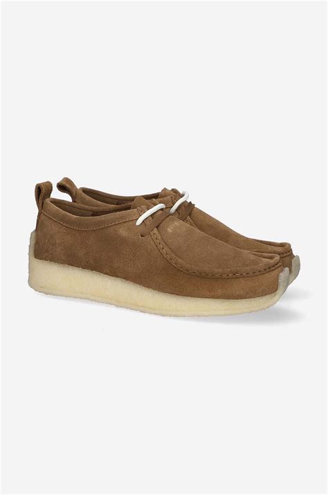 Clarks suede shoes x Ronnie Fieg Rossendale men's brown color 26170226 ...