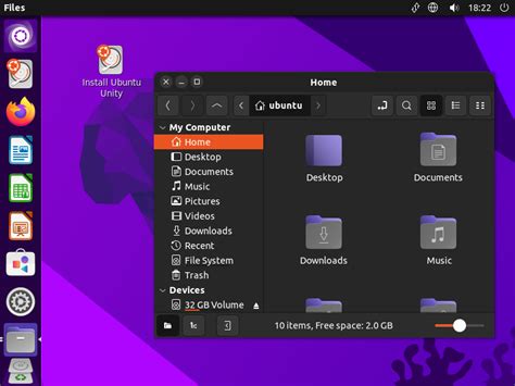Image result for Unity Ubuntu Interface