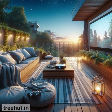 Outdoor Cinema Balcony Design Ideas