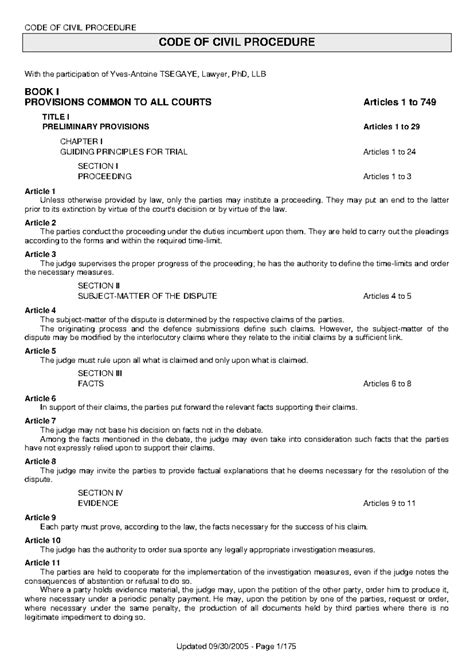 CPC - Civil Procedure code - CODE OF CIVIL PROCEDURE With the ...