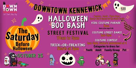 Halloween Boo Bash Street Festival , 204 W Kennewick Ave, Kennewick, WA ...