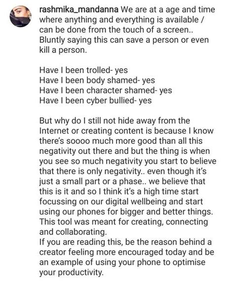 Rashmika Mandanna speaks up against cyber bullies and trolls | Kannada ...