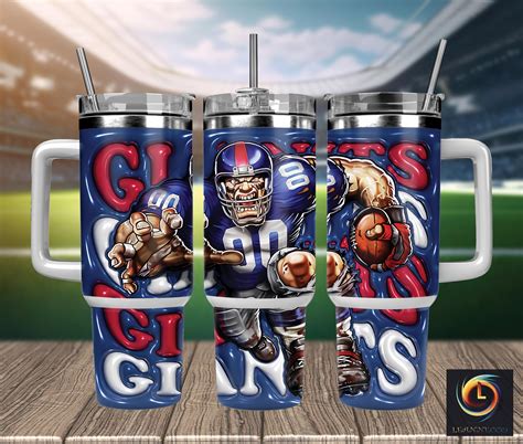 New York Giants NFL Mascot Custom Stanley Cup 40 oz 30 oz Tumbler With ...