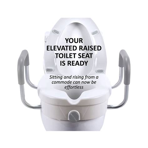 Entros Raised Toilet Seat with Arm Rest (SC7060I) - Cureka - Online ...