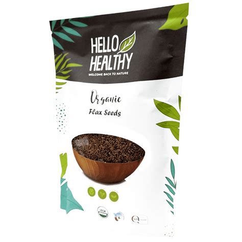 Organic Flax Seeds : Hello Healthy