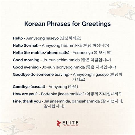 Korean Phrases And Common Sentences Korean Phrasebook & Dictionary