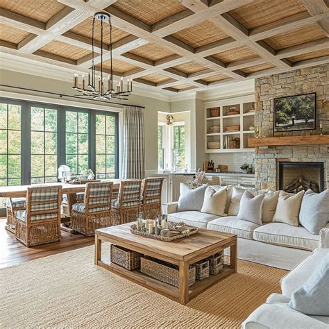 Stunning Coffered Ceiling Designs for Living Rooms | FH