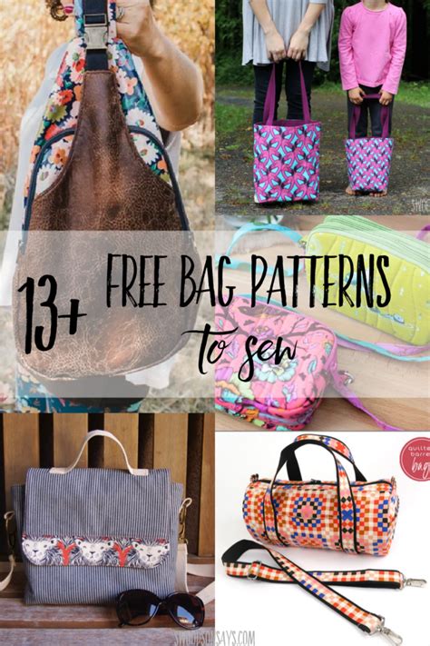 Image result for Bag Patterns Free Printable