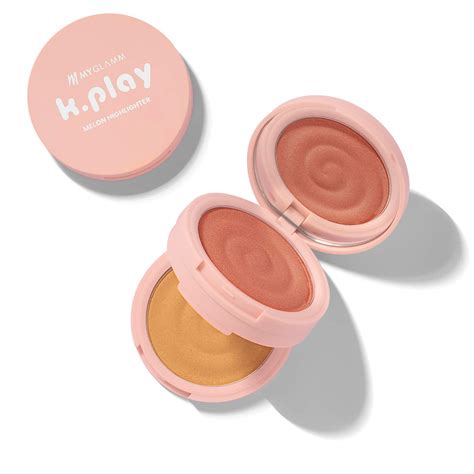Buy MyGlamm K.Play Flavoured Highlighter-Ripe Melon (Beige)-Bright Gold ...