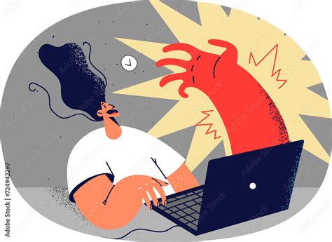 Hand Next to Broken Computer 的图像结果