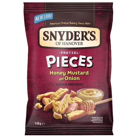 Snyder's Pretzel Pieces - Honey Mustard & Onion (10x110g) - Auguste ...