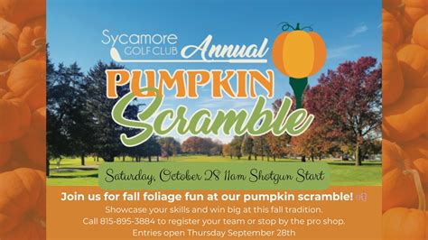 Pumpkin Scramble - Sycamore Golf Club