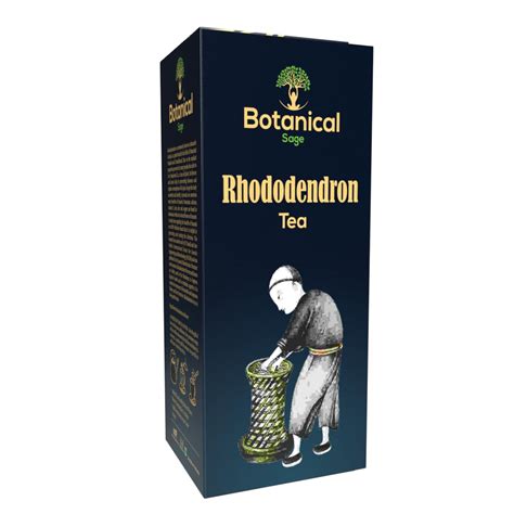 Botanical Sage- Rhododendron flower tea 40 Pyramid Tea Bags | Buransh ...