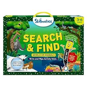 Buy Skillmatics Search and Find Animals Educational Game - Reusable ...