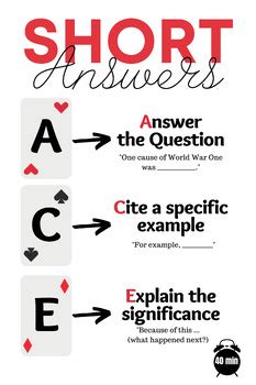 Image result for AP Short-Answer Format