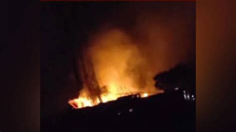 Massive blaze erupts at ONGC oil rig in Assam's Sivasagar